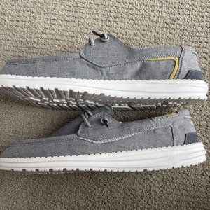 Hey Dude - Size 13 - Chambray Gray - Never Worn